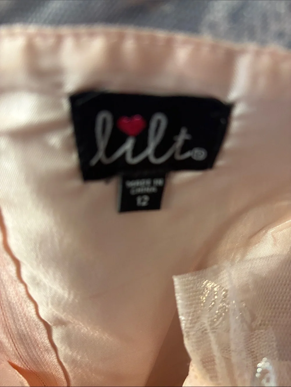 lilt Pink Butterfly Tulle Party Dress
